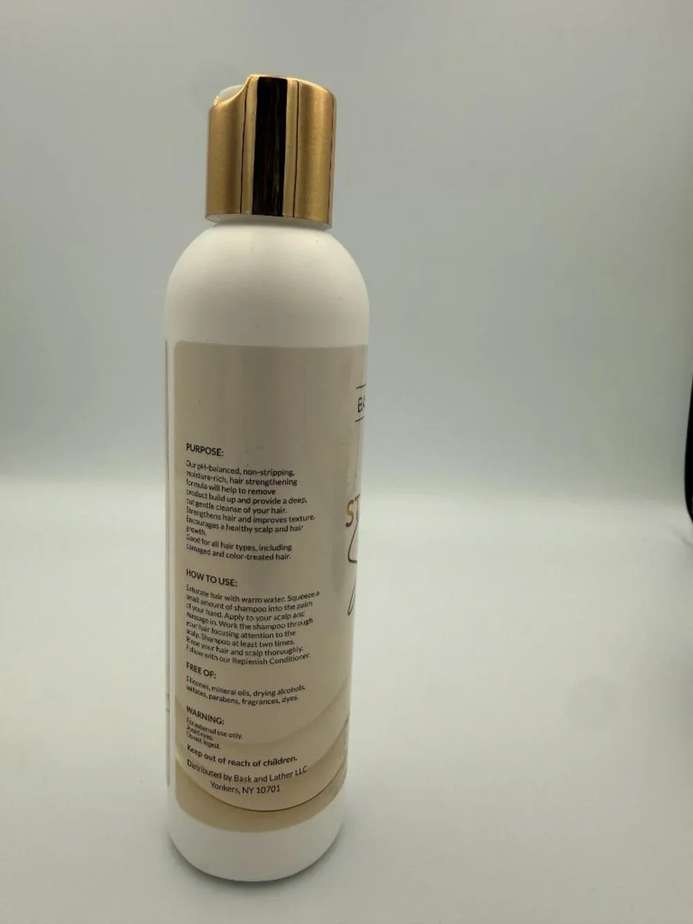 Bask & Lather Strengthen Shampoo Scalp Balm Edge Control